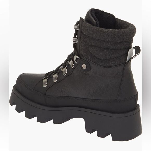 NIB Cougar Suma Waterproof Boot (Women) Black Lugged Sole - Picture 5 of 9